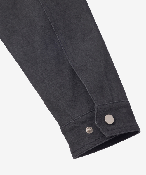 MINDBRIDGE（マインドブリッジ）の「[COUTURE]ピグメントウォッシュ ジップアップ セミオーバーサイズ ブルゾン（ブルゾン・メンズ・チャコールグレー・100/110/95/105）」の11枚目の写真