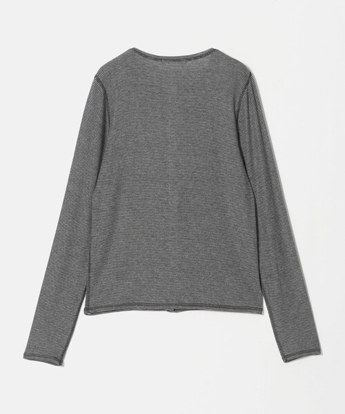 BEAUTY&YOUTH UNITED ARROWS(ビューティーアンドユースユナイテッドアローズ)の「毛セルロースブレンド クルーネック カーディガン/ボーダー(カーディガン/ボレロ・レディース・その他1・FREE)」の2枚目の写真
