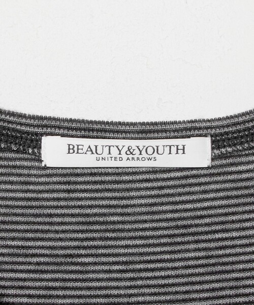 BEAUTY&YOUTH UNITED ARROWS(ビューティーアンドユースユナイテッドアローズ)の「毛セルロースブレンド クルーネック カーディガン/ボーダー(カーディガン/ボレロ・レディース・その他1・FREE)」の7枚目の写真