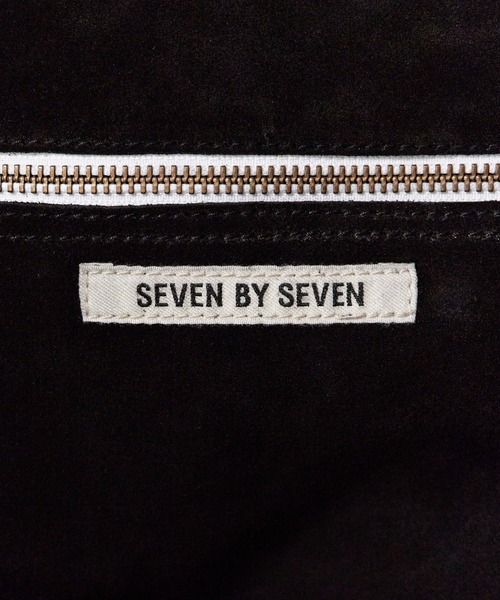 SEVEN BY SEVEN(セブンバイセブン)の「SEVEN BY SEVEN/セブン バイ セブン LEATHER SHOULDER BAG 本革 レザー スウェード スプリットレザー シーズンレス ショルダーバック 大容量 2026秋服(ショルダーバッグ・メンズ・ブラック/ネイビー・FREE)」の11枚目の写真