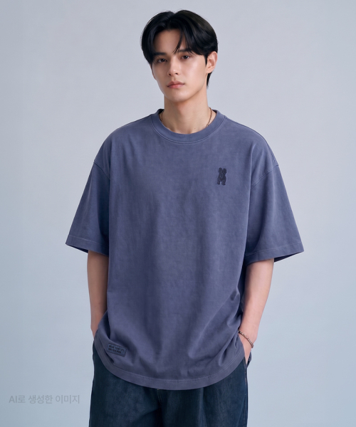 LIFE WORK(ライフワーク)の「共用) ヴィンテージシリコンラドク半袖Tシャツ(Tシャツ/カットソー・レディース・ピンク/カーキ/ネイビー/ライトグレー/チャコールグレー・X-SMALL/SMALL/MEDIUM/LARGE/X-LARGE)」の6枚目の写真