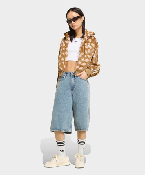 adidas(アディダス)の「【adidas/アディダス】ANIMAL PRINT FIREBIRD JACKET/アニマルジャケット/アニマル柄/ボア/アウター/ジャケット(ブルゾン・レディース・ブラウン・フリー)」の2枚目の写真