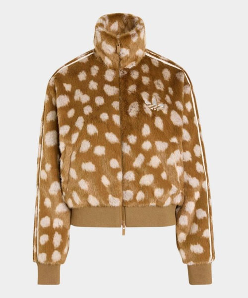 adidas(アディダス)の「【adidas/アディダス】ANIMAL PRINT FIREBIRD JACKET/アニマルジャケット/アニマル柄/ボア/アウター/ジャケット(ブルゾン・レディース・ブラウン・フリー)」の6枚目の写真