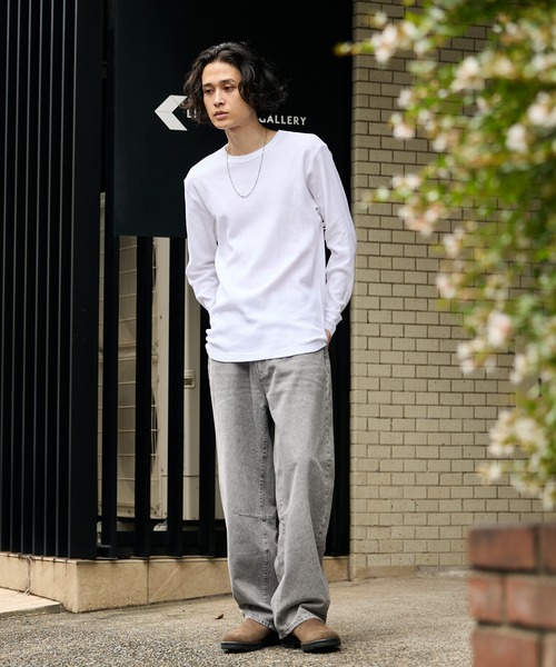 HANES(ヘインズ)の「Hanes/ヘインズ THERMALCREWNECK LS Tシャツ ワッフル ロンT ロングスリーブ サーマルT メンズ レディース 2026年秋冬 秋服 冬服(Tシャツ/カットソー・メンズ・ホワイト/ブラック/グレー・S/M/L/XL)」の19枚目の写真