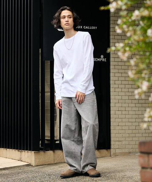 HANES(ヘインズ)の「Hanes/ヘインズ THERMALCREWNECK LS Tシャツ ワッフル ロンT ロングスリーブ サーマルT メンズ レディース 2026年秋冬 秋服 冬服(Tシャツ/カットソー・メンズ・ホワイト/ブラック/グレー・S/M/L/XL)」の18枚目の写真