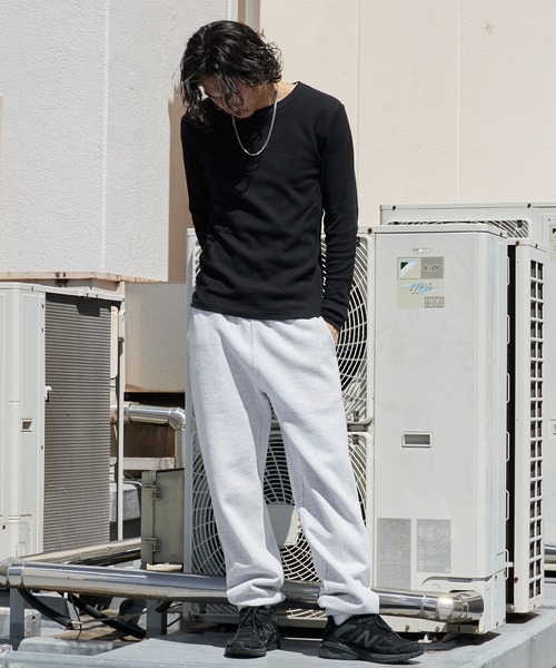 HANES(ヘインズ)の「Hanes/ヘインズ THERMALCREWNECK LS Tシャツ ワッフル ロンT ロングスリーブ サーマルT メンズ レディース 2026年秋冬 秋服 冬服(Tシャツ/カットソー・メンズ・ホワイト/ブラック/グレー・S/M/L/XL)」の8枚目の写真
