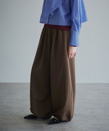 【W:Huku / リンクルフリーツイル】イージーバルーンパンツ / Wrinkle-Free Twill Easy Balloon Pants