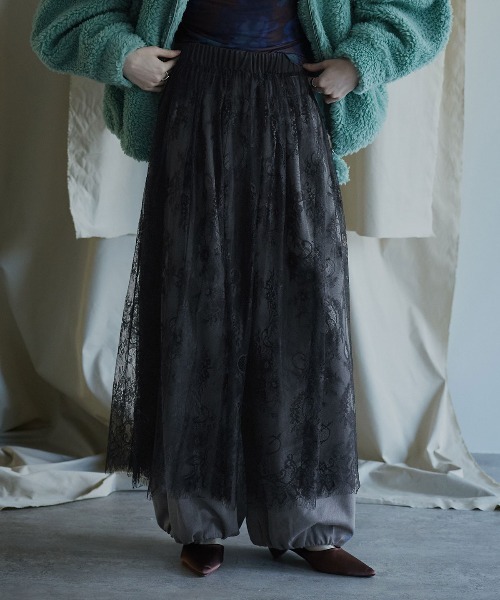 W:Huku(フーク)の「【W:Huku / リンクルフリーツイル】イージーバルーンパンツ / Wrinkle-Free Twill Easy Balloon Pants(スラックス・レディース・ブラック/ブラウン/チャコール・FREE)」の21枚目の写真
