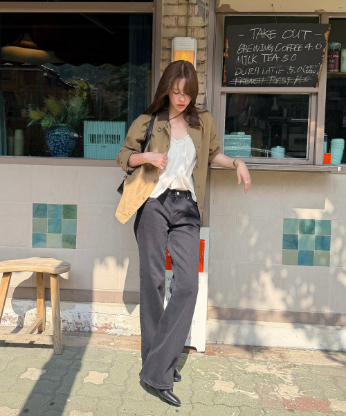 108POUND(108パウンド)の「Mason Work Jacket_Beige(ミリタリージャケット・レディース・その他・FREE)」の2枚目の写真