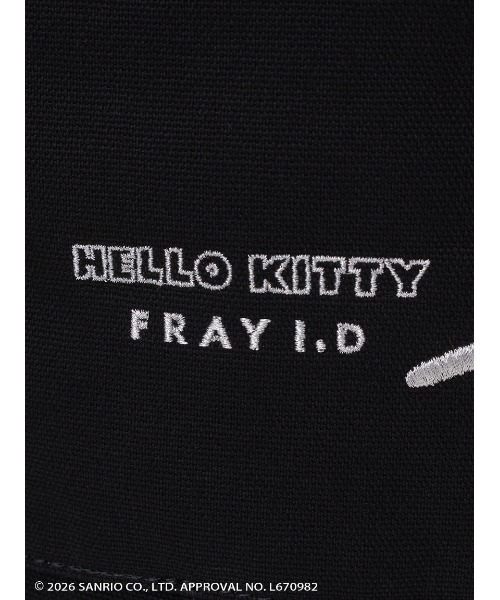 FRAY I.D(フレイアイディー)の「【ハローキティ】2wayキャリーオンBIGトートバッグ(トートバッグ・レディース・アイボリー/ピンク/ネイビー/ブラック・F)」の10枚目の写真