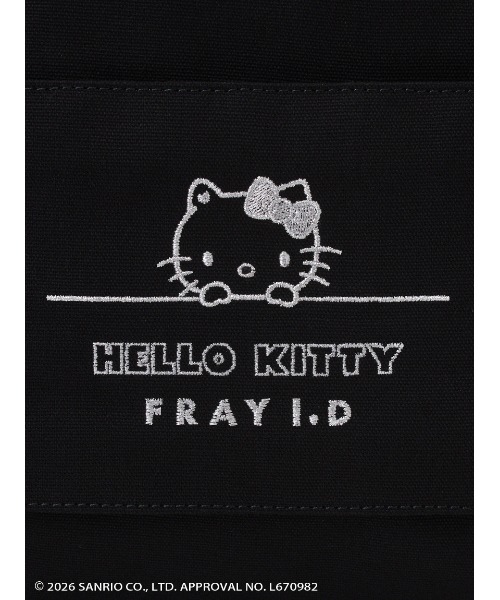 FRAY I.D(フレイアイディー)の「【ハローキティ】2wayキャリーオンBIGトートバッグ(トートバッグ・レディース・アイボリー/ピンク/ネイビー/ブラック・F)」の11枚目の写真