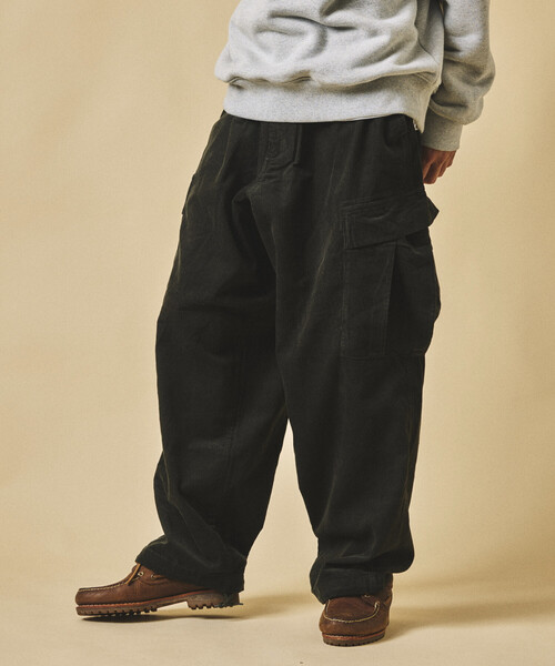 HINSON（ヒンソン）の「HINSON/ヒンソン 別注 6Pkt Pants/6ポケット コーデュロイ カーゴパンツ（カーゴパンツ・メンズ・ブラウン/チャコールグレー/オリーブ・LARGE/MEDIUM/SMALL）」の3枚目の写真