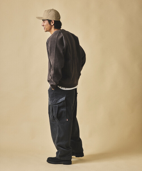 HINSON（ヒンソン）の「HINSON/ヒンソン 別注 6Pkt Pants/6ポケット コーデュロイ カーゴパンツ（カーゴパンツ・メンズ・ブラウン/チャコールグレー/オリーブ・LARGE/MEDIUM/SMALL）」の5枚目の写真