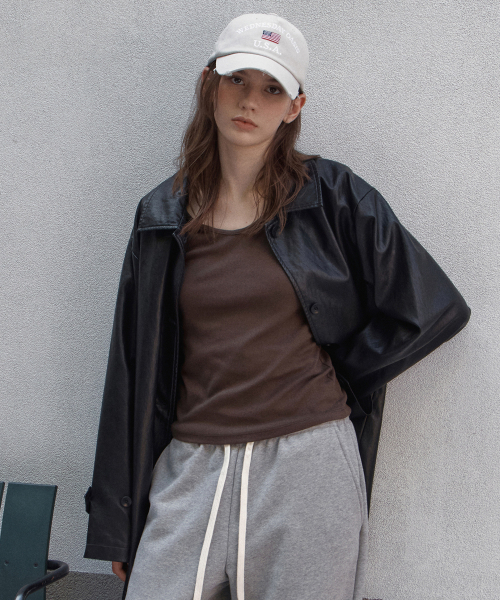 WEDNESDAYOASISFORWOMEN(ウェンズデー オアシス フォー ウーマン)の「ソフトスクープネック長袖Tシャツ_BROWN(WB6TP46)(Tシャツ/カットソー・レディース・ブラウン・FREE)」の4枚目の写真