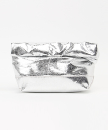 HARE | メタリック2WAYロールクラッチBAG(HARE)(クラッチバッグ)