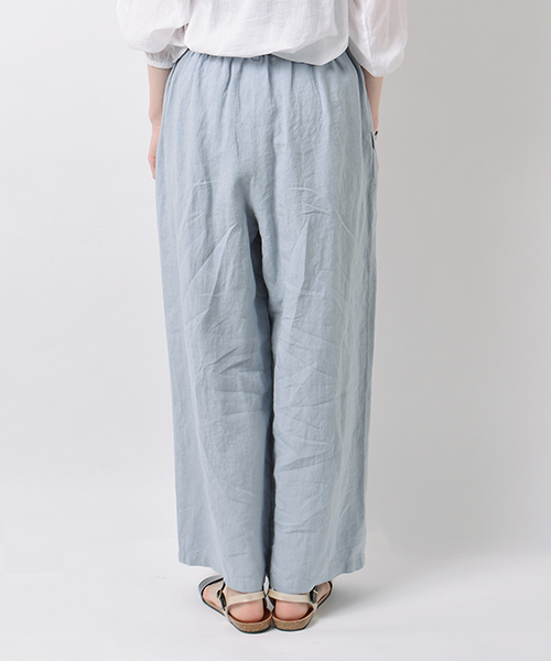 liflattie ships(リフラティ シップス)の「liflattie ships:リネン ワイドパンツ ◇(その他パンツ・レディース・グレー/ネイビー/ライトブルー/オリーブ・93/94)」の9枚目の写真