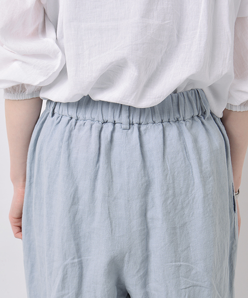 liflattie ships(リフラティ シップス)の「liflattie ships:リネン ワイドパンツ ◇(その他パンツ・レディース・グレー/ネイビー/ライトブルー/オリーブ・93/94)」の10枚目の写真