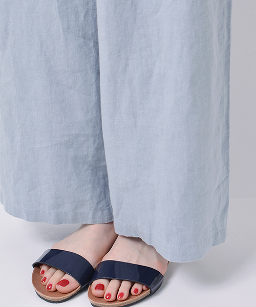 liflattie ships(リフラティ シップス)の「liflattie ships:リネン ワイドパンツ ◇(その他パンツ・レディース・グレー/ネイビー/ライトブルー/オリーブ・93/94)」の12枚目の写真