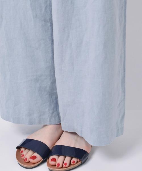 liflattie ships(リフラティ シップス)の「liflattie ships:リネン ワイドパンツ ◇(その他パンツ・レディース・グレー/ネイビー/ライトブルー/オリーブ・93/94)」の20枚目の写真