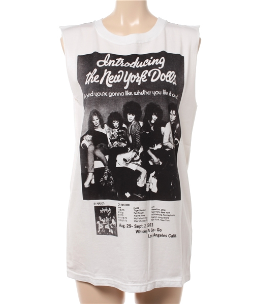 HYSTERIC GLAMOUR（ヒステリックグラマー）の「NYD/INTRODUCING THE NYD pt ノースリーブ（Tシャツ/カットソー・レディース・ホワイト/ブラック・FREE）」の4枚目の写真