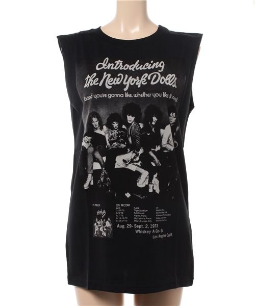 HYSTERIC GLAMOUR（ヒステリックグラマー）の「NYD/INTRODUCING THE NYD pt ノースリーブ（Tシャツ/カットソー・レディース・ホワイト/ブラック・FREE）」の6枚目の写真