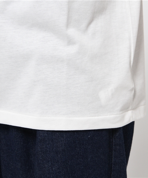 MOUSSY（マウジー）の「PLAY CHIC TSJ（Tシャツ/カットソー・レディース・ホワイト/ライトブラック/レッド/ネイビー・FREE）」の11枚目の写真