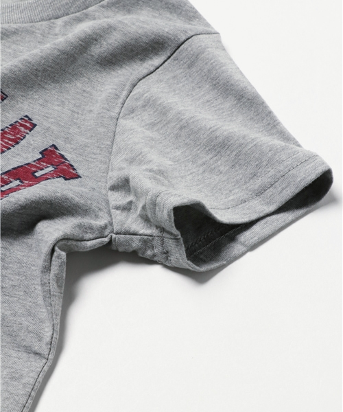 VENCEEXCHANGE（ヴァンスエクスチェンジ）の「KIDS カレッジロゴプリント半袖クルーネックT（Tシャツ/カットソー・キッズ・オフホワイト/グレー・150cm/120cm/130cm/140cm）」の5枚目の写真