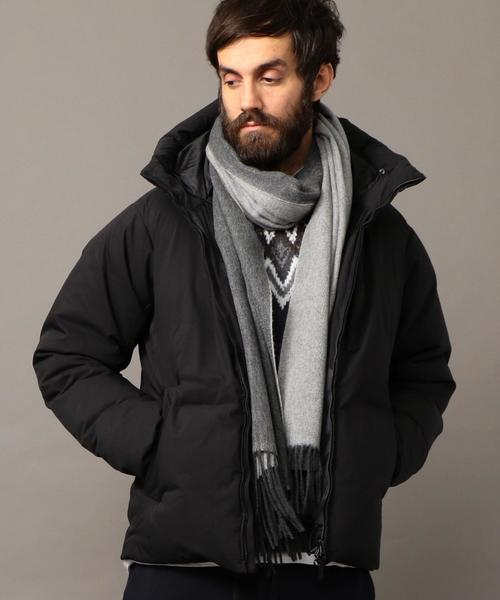 BEAUTY&YOUTH UNITED ARROWS（ビューティーアンドユースユナイテッドアローズ）の「BY ∴ リバーシブル カシミヤ ストール◆（マフラー・メンズ・ブラック/グレー/ダークブラウン・FREE）」の7枚目の写真