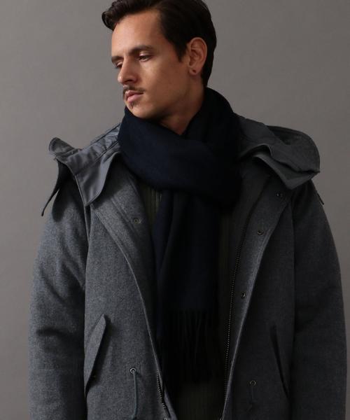 BEAUTY&YOUTH UNITED ARROWS（ビューティーアンドユースユナイテッドアローズ）の「BY ∴ リバーシブル カシミヤ ストール◆（マフラー・メンズ・ブラック/グレー/ダークブラウン・FREE）」の6枚目の写真