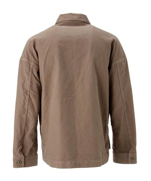 UNITED ARROWS & SONS（ユナイテッドアローズアンドサンズ）の「UNITED ARROWS & SONS（ユナイテッドアローズ＆サンズ）FATIGUE ZIP JACKET◆（ミリタリージャケット・メンズ・ブラウン・SMALL/MEDIUM/LARGE）」の2枚目の写真