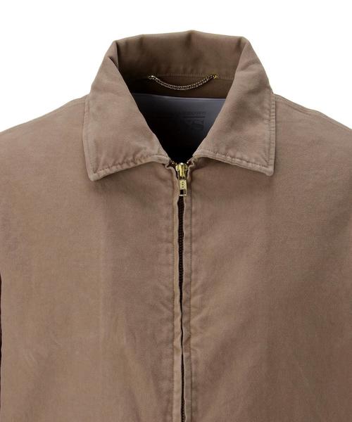 UNITED ARROWS & SONS（ユナイテッドアローズアンドサンズ）の「UNITED ARROWS & SONS（ユナイテッドアローズ＆サンズ）FATIGUE ZIP JACKET◆（ミリタリージャケット・メンズ・ブラウン・SMALL/MEDIUM/LARGE）」の4枚目の写真