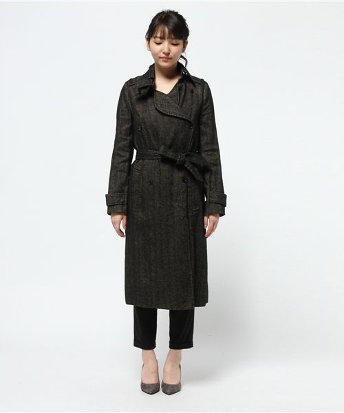 ISABEL ÉTOILE MARANT ロングコート Isabel Marant - ISABEL MARANT ETOILE ウールガブリオンコート