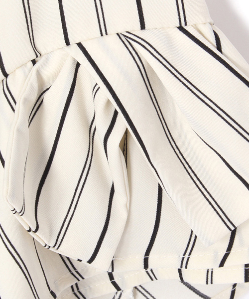 laboratory work（ラボラトリーワーク）の「ストレッチ 袖リボン切替ブラウス（シャツ/ブラウス・レディース・ホワイト系その他/パープル系その他/ネイビー・MEDIUM）」の7枚目の写真