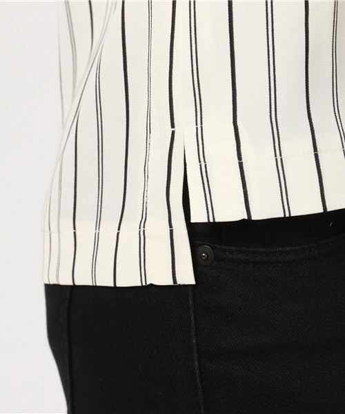 laboratory work（ラボラトリーワーク）の「ストレッチ 袖リボン切替ブラウス（シャツ/ブラウス・レディース・ホワイト系その他/パープル系その他/ネイビー・MEDIUM）」の16枚目の写真