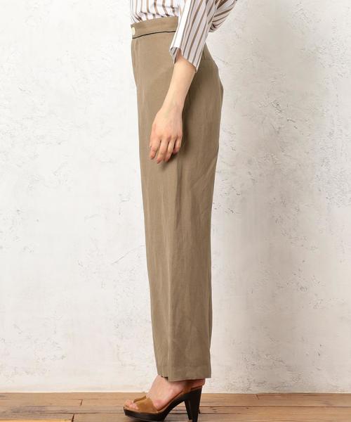 green label relaxing（グリーンレーベルリラクシング）の「KF LaPorte WIDE パンツ ◆（その他パンツ・レディース・オフホワイト/ベージュ・38/36）」の5枚目の写真