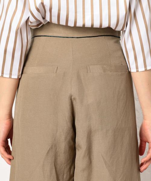 green label relaxing（グリーンレーベルリラクシング）の「KF LaPorte WIDE パンツ ◆（その他パンツ・レディース・オフホワイト/ベージュ・38/36）」の8枚目の写真