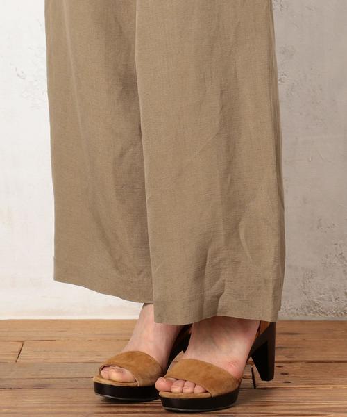 green label relaxing（グリーンレーベルリラクシング）の「KF LaPorte WIDE パンツ ◆（その他パンツ・レディース・オフホワイト/ベージュ・38/36）」の10枚目の写真