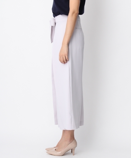 Andemiu（アンデミュウ）の「ウエストリボンフレアワイドパンツ757574（その他パンツ・レディース・ライトグレー/ピンク・SMALL/MEDIUM）」の7枚目の写真