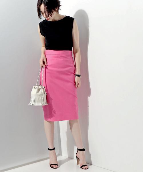 United Arrows ユナイテッドアローズ の Ubce ハイウエスト Col タイトスカート スカート Wear