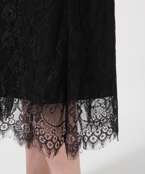 GLOBAL WORK(グローバルワーク)の「レースロングセットワンピース/766245(ワンピース・レディース・キャメル/ワインレッド/ブラック・MEDIUM/LARGE)」の13枚目の写真