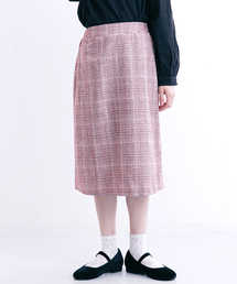 MERLOT | グレンチェック柄スカート1249(スカート)