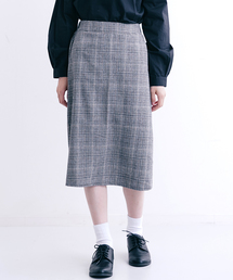 MERLOT | グレンチェック柄スカート1249(スカート)