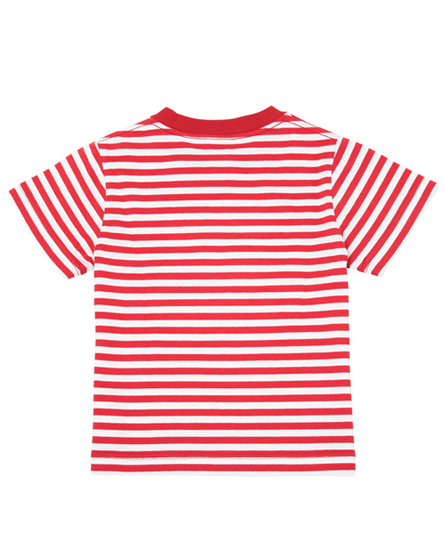 XLARGE KIDS(エクストララージキッズ)の「STRIPED S/S TEE “OG”(Tシャツ/カットソー・キッズ・ブラック/レッド・2T/4T/5T/6T)」の6枚目の写真