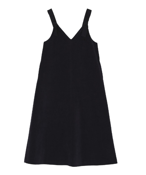 LAGUNAMOON（ラグナムーン）の「ベロアストライプキャミソールワンピース（ワンピース・レディース・ネイビー/ピンク/グリーン系その他・MEDIUM/SMALL）」の3枚目の写真