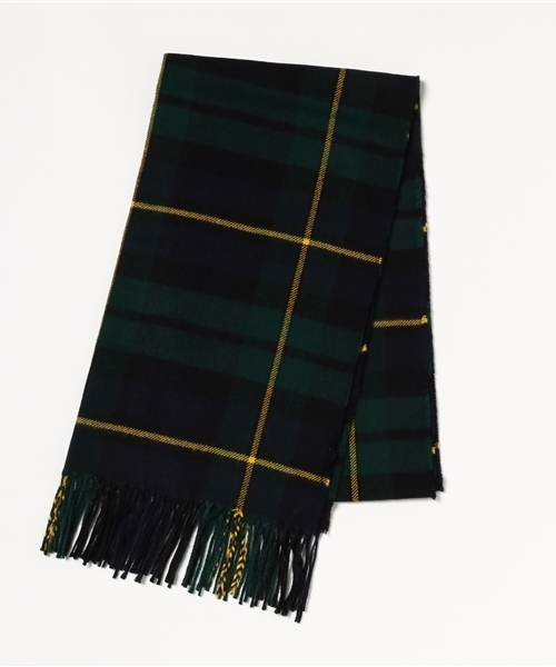 NATURAL BEAUTY BASIC（ナチュラルビューティーベーシック）の「ワイドトラディショナルチェックマフラー（ストール/ショール・レディース・ホワイト系その他/レッド/ネイビー・ﾌﾘ-）」の6枚目の写真