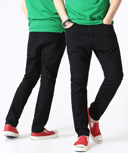 BEAMS（ビームス）の「○BEAMS / サルエルスキニー 3Dデニム（デニムパンツ・メンズ・ブラック/ブルー/インディゴブルー/その他1・SMALL/MEDIUM/LARGE/X-LARGE）」の2枚目の写真