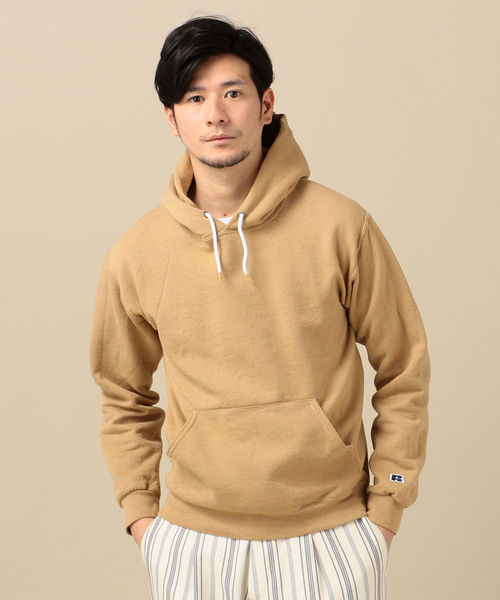 Russell Athletic(ラッセルアスレティック)の「【WEB限定】RUSSELL ATHLETIC×SHIPS: 別注 スウェット パーカー (トレーナー)(パーカー・メンズ・ライトベージュ/ネイビー/グレー/チャコールグレー/パープル/エンジ/ブルー/キャメル/ブラック/ブラウン系その他/プラム/ピンク/オレンジ/ターコイズブルー/グリーン・LARGE/MEDIUM/SMALL)」の17枚目の写真