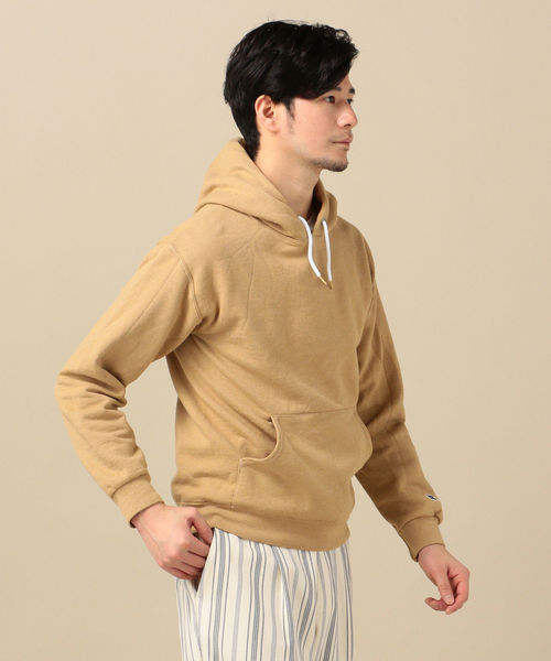 Russell Athletic(ラッセルアスレティック)の「【WEB限定】RUSSELL ATHLETIC×SHIPS: 別注 スウェット パーカー (トレーナー)(パーカー・メンズ・ライトベージュ/ネイビー/グレー/チャコールグレー/パープル/エンジ/ブルー/キャメル/ブラック/ブラウン系その他/プラム/ピンク/オレンジ/ターコイズブルー/グリーン・LARGE/MEDIUM/SMALL)」の19枚目の写真