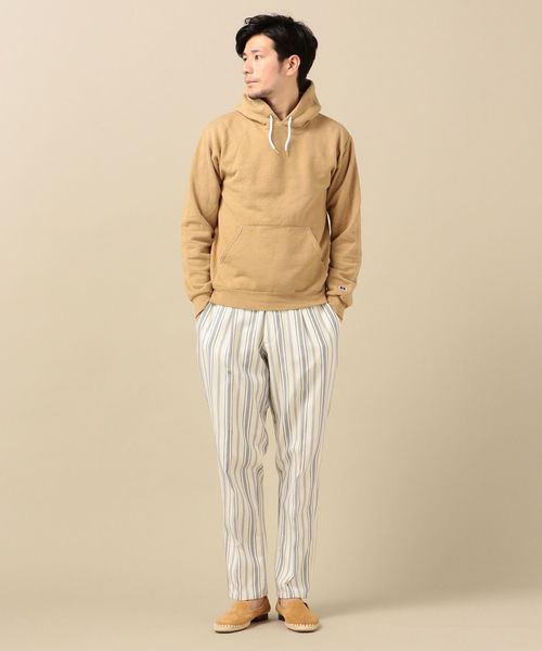 Russell Athletic(ラッセルアスレティック)の「【WEB限定】RUSSELL ATHLETIC×SHIPS: 別注 スウェット パーカー (トレーナー)(パーカー・メンズ・ライトベージュ/ネイビー/グレー/チャコールグレー/パープル/エンジ/ブルー/キャメル/ブラック/ブラウン系その他/プラム/ピンク/オレンジ/ターコイズブルー/グリーン・LARGE/MEDIUM/SMALL)」の21枚目の写真