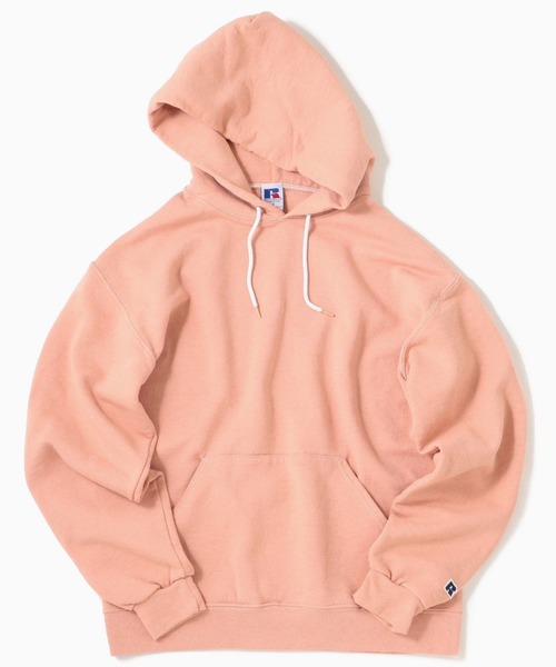 Russell Athletic(ラッセルアスレティック)の「【WEB限定】RUSSELL ATHLETIC×SHIPS: 別注 スウェット パーカー (トレーナー)(パーカー・メンズ・ライトベージュ/ネイビー/グレー/チャコールグレー/パープル/エンジ/ブルー/キャメル/ブラック/ブラウン系その他/プラム/ピンク/オレンジ/ターコイズブルー/グリーン・LARGE/MEDIUM/SMALL)」の13枚目の写真
